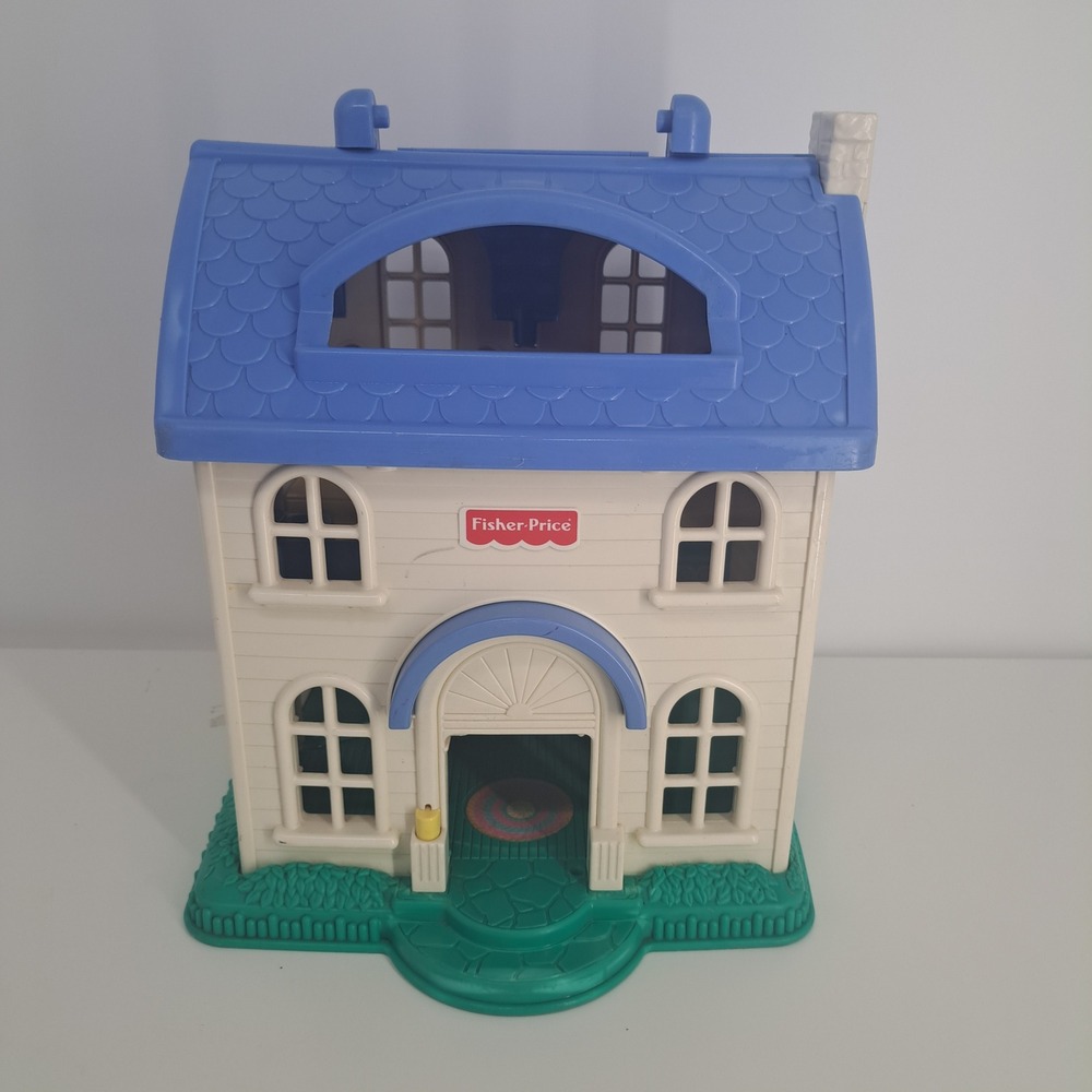 VTG 1996 Fisher Price Little People Home Sweet Home Dollhouse #2511 Playset